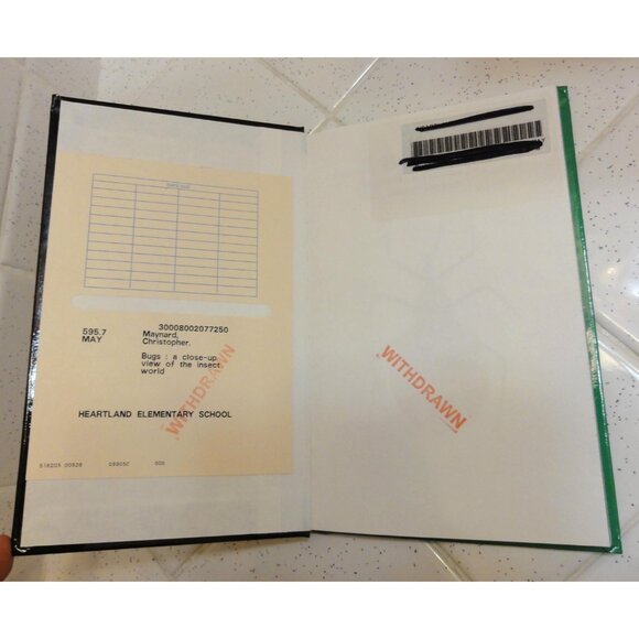 Vintage Secret Worlds Bugs A Close Up View of the Insect World Hardcover Book - Picture 2 of 16